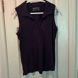 Eddie Bauer outdoor navy blue sleeveless Top